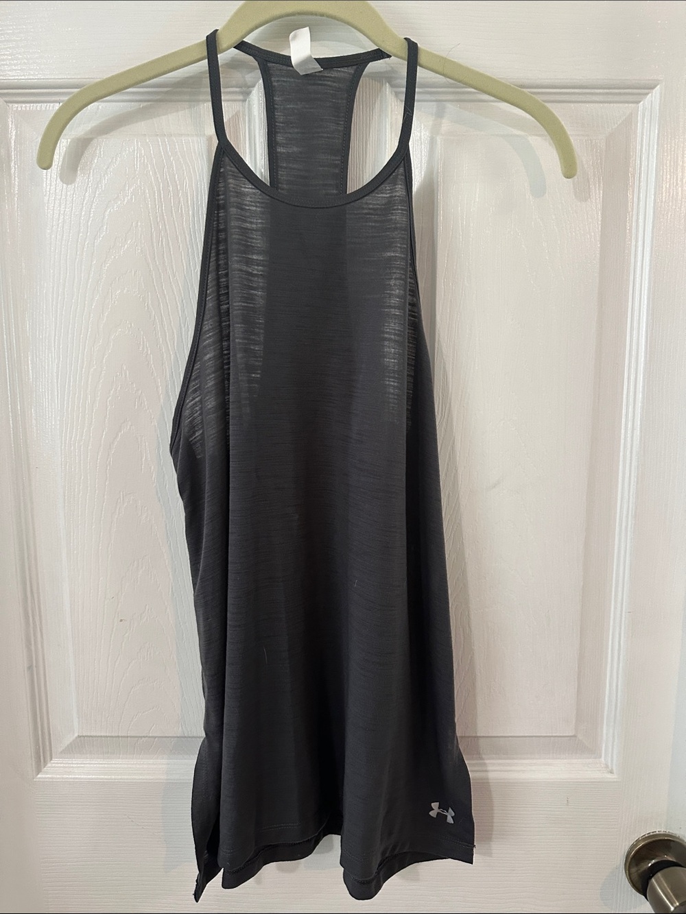 Under Armour Black gray Racerback Workout Tank xs